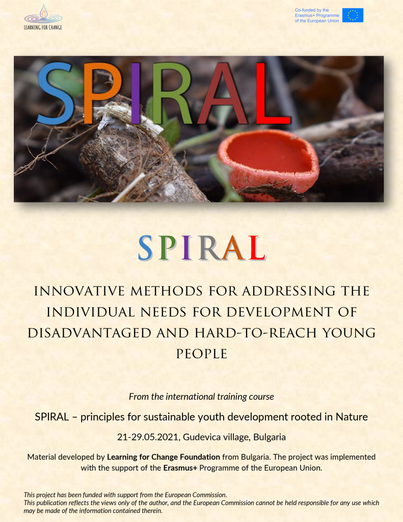  Manual with methods from the project Learning for change